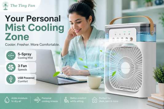The Tiny Fan Mist™ — Portable Mist Cooling Fan