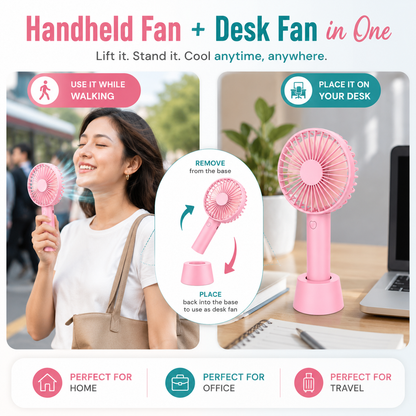 The Tiny Fan Go™ — Small Fan. Big Relief.