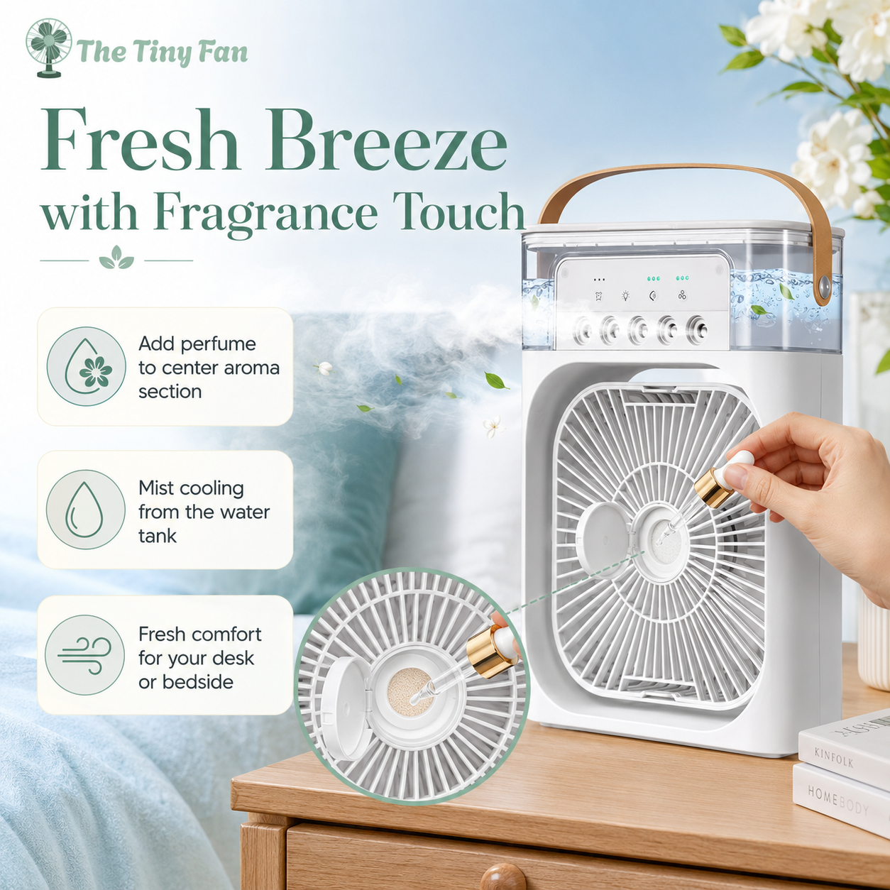 The Tiny Fan Mist™ — Portable Mist Cooling Fan