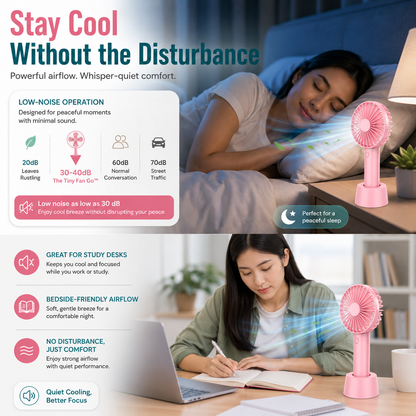 The Tiny Fan Go™ — Small Fan. Big Relief.